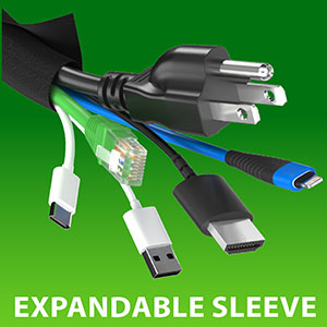 expandable sleeve up to six cables