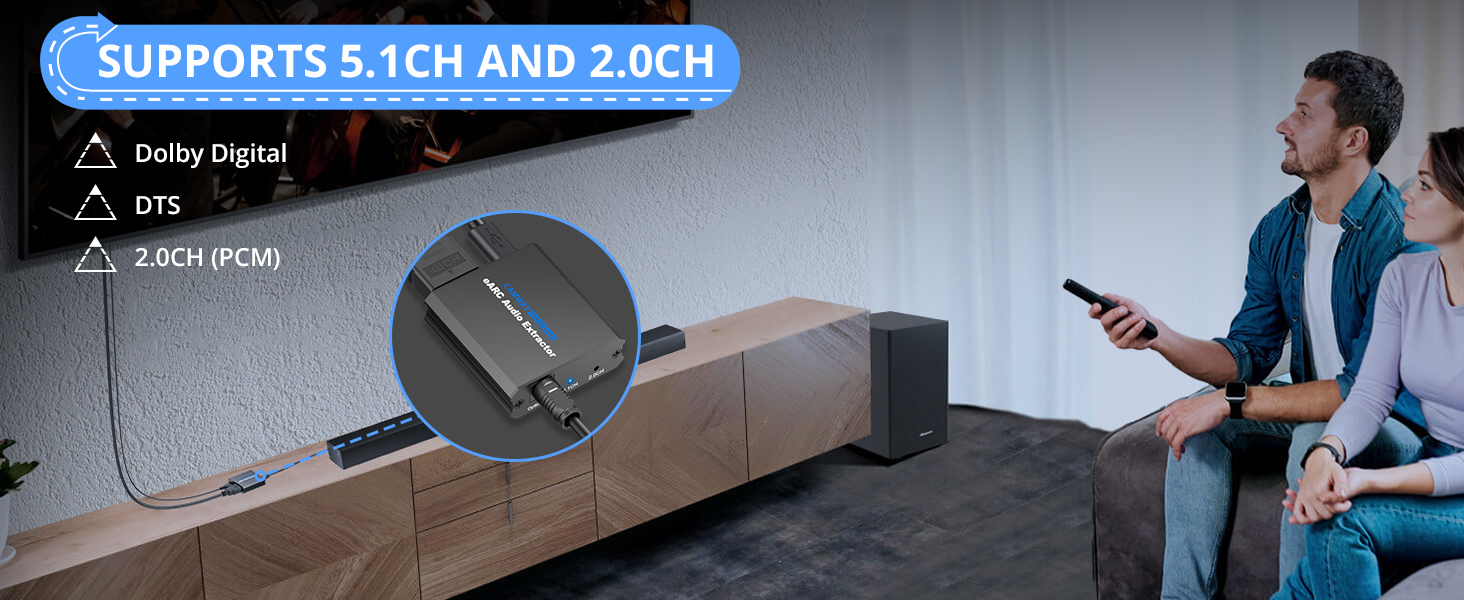 eARC ARC to Optical Audio Extractor