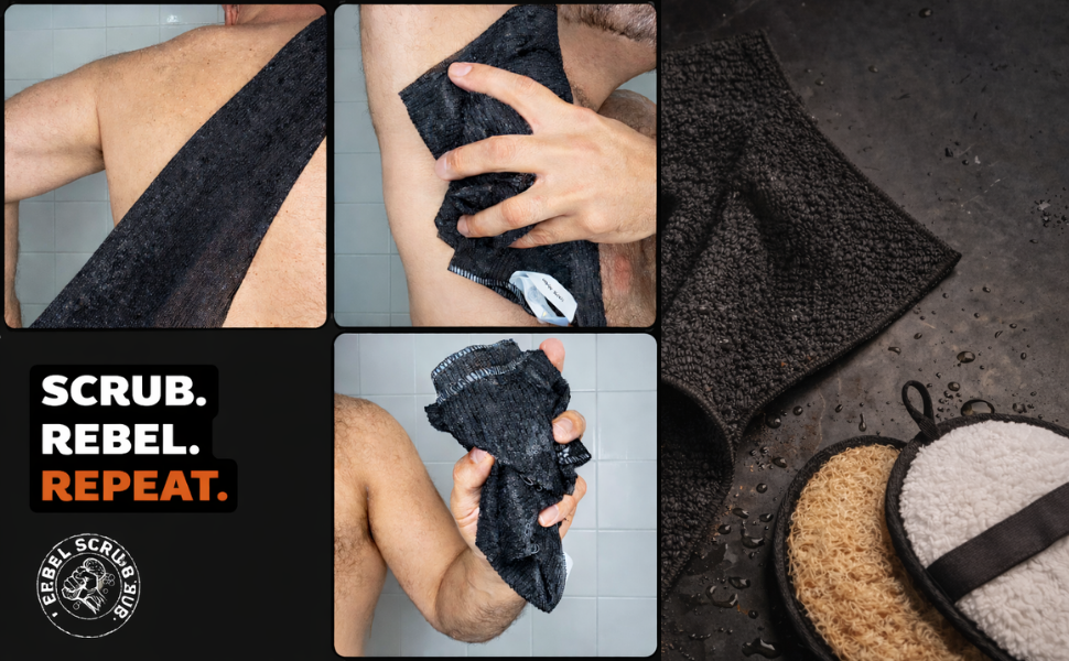 Extra rough Exfoliating washcloth