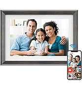 YunQiDeer Digital Picture Frame WiFi 10.1 inch IPS Touch Screen HD Display,16GB Storage, Auto-Rot...