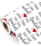 WRAPAHOLIC Funny Valentines Day Wrapping Paper Roll - Mini Roll - 17 Inch x 16.5 Feet - I Love Yo...