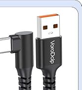 USB C Cable Right Angle 3FT 2Pack Short, USB-A to 90 Degree USBC 3A Fast Charging & Data Transfer...