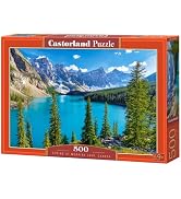CASTORLAND 500 Piece Jigsaw Puzzles, Spring at Moraine Lake, Canada, Mountain View, Landscape