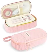 Zzrywuty Corduroy Pencil Pouch,Durable Case Big Storage Pen Pouch Bag for School Supplies Office ...