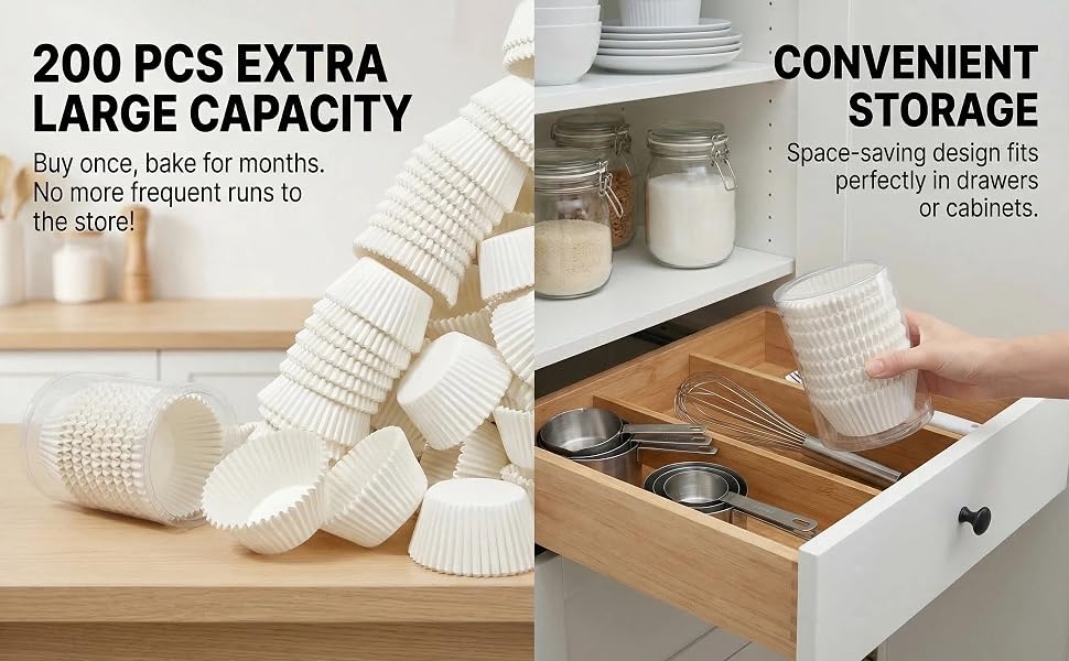 white baking lines
