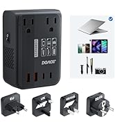 DOACE 220V to 110V Converter 350W Voltage Converter US to Europe for Hair Straightener/Curling Ir...