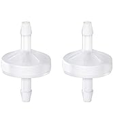 Quickun Inline Check Valve, 3/16" Hose ID One Way Return Inline Check Valve High Temperature and ...