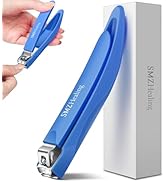 German Nail Clippers for Men with Catcher, Toenail Clipper for Thick Toenails and Fingernails, Lo...