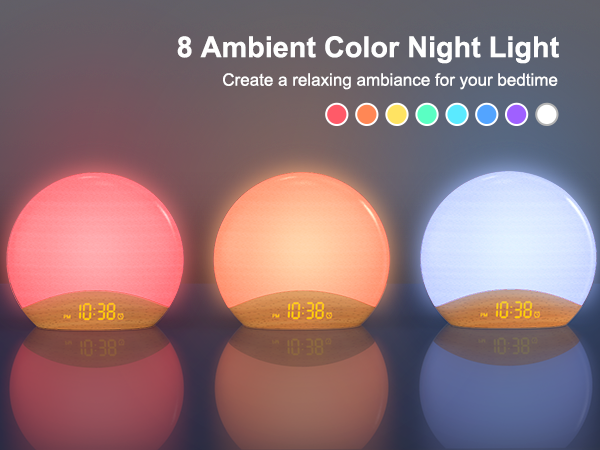 Colorful and relaxing nightlight