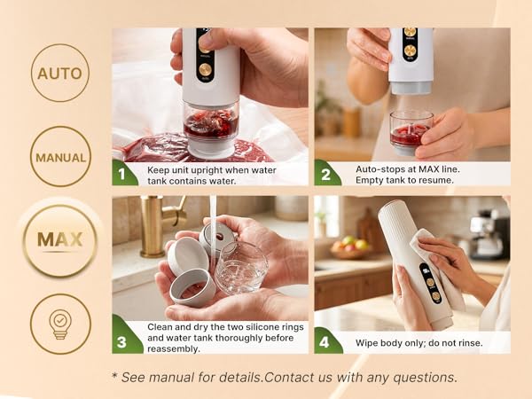 handheld vacuum sealer for food