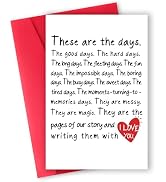 gerdiny Valentines Day Card for Him Her, Romantic Valentines Day Card for Husband, Valentine's Da...