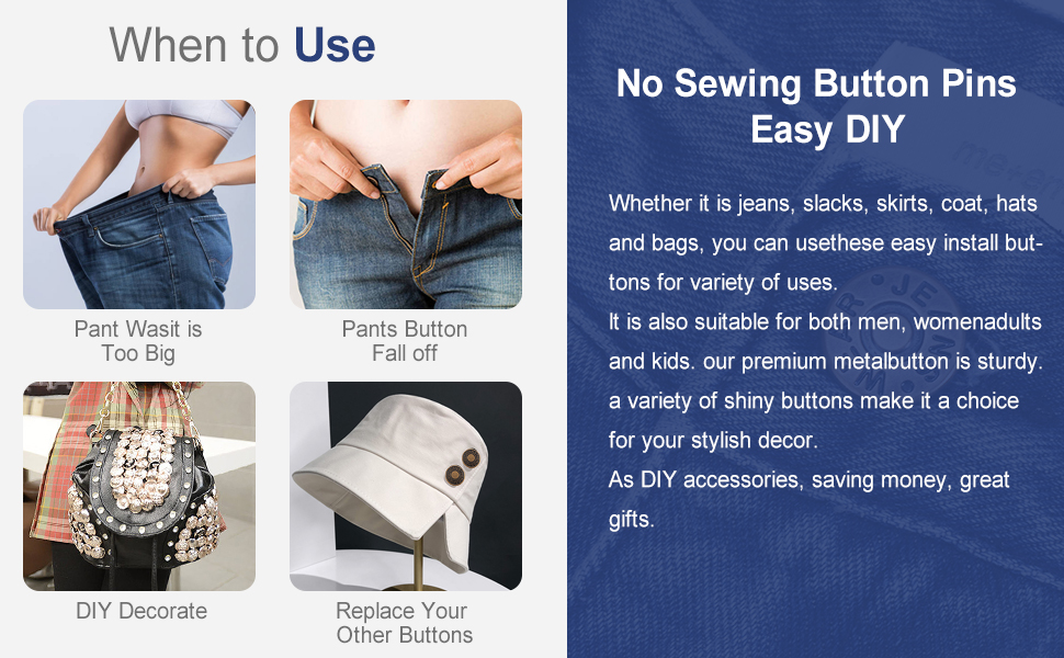 jean pins Jean Buttons Pins button for jeans