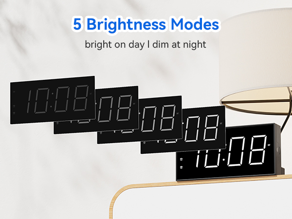 digital alarm clock for bedroom