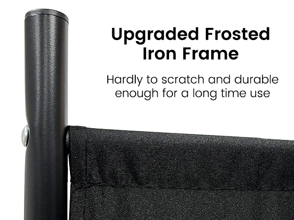 folding privacy screen with upgraded frosted iron frame durable for long time use