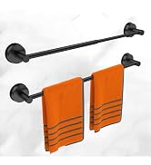 Large Towel Bar for Bathroom Wall,Adjustable 17~29 Inch Towel Racks for Bathroom Wall Mounted,Tow...