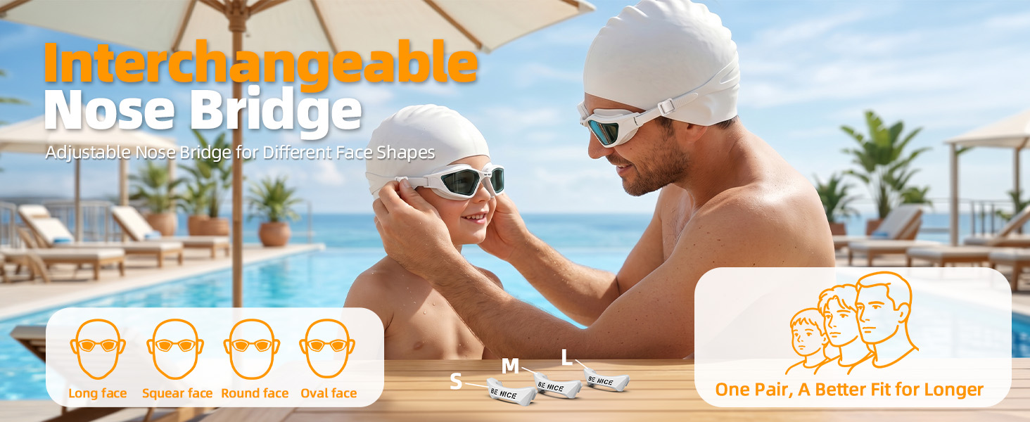 BENICE Swim Goggles