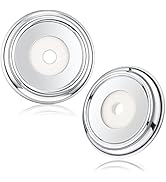 Enhon 2 Pack Metal Tub Spout Cover Ring, Bathroom Faucet Remodeling Wall Plate with Foam Gasket, ...