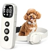 Shock Collar for Small Dogs,4200FT Dog Training Collar with Remote | IPX8 Waterproof Rechargeable...