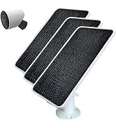 JJMASEE Solar Panel Compatible with SimpliSafe Wireless Outdoor Security Camera,Weatherproof Cont...