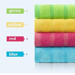 Colorful Children Hand Towel kid towels bamboo baby washcloths kids towels for boys gilrs