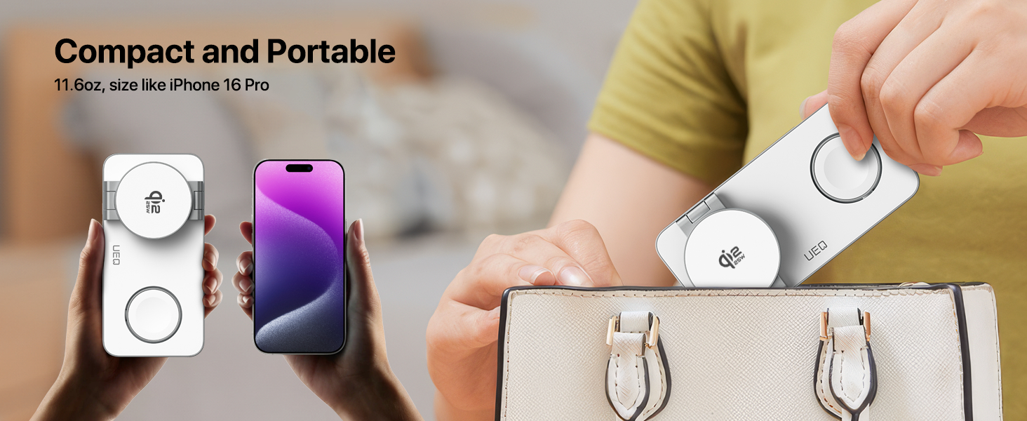 3 in 1 magnetic wireless charging statioin