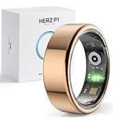 Herz P1 Smart Ring for Women & Men - 24/7 Health Metrics Fitness Ring, Tracks 20+ Biometrics, 6 D...