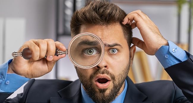 Magnifying Glass,10X Handheld Magnifier with Large Glass, Magnifying Glasses for Reading, Close Work