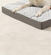Orthopedic dog crate bed