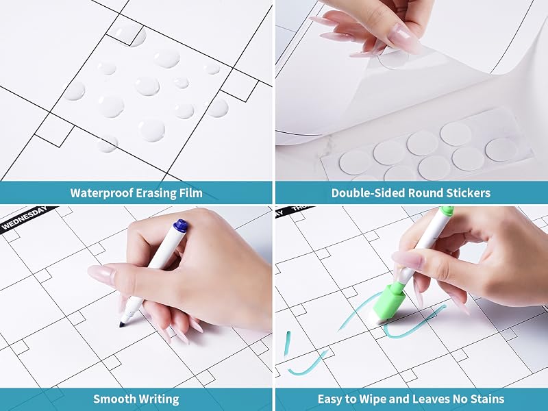 dry erase calendar for wall