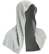 Sukeen Cooling Hoodie Towel, Absorbent Quick-Drying Cooling Towels for Neck and Face, UV Sun Prot...