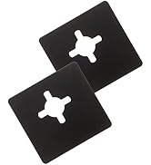 Door Lock Reinforcement Plate Door Knob Deadbolt Reinforcement Plate 2pcs Matte Black Door Handle...