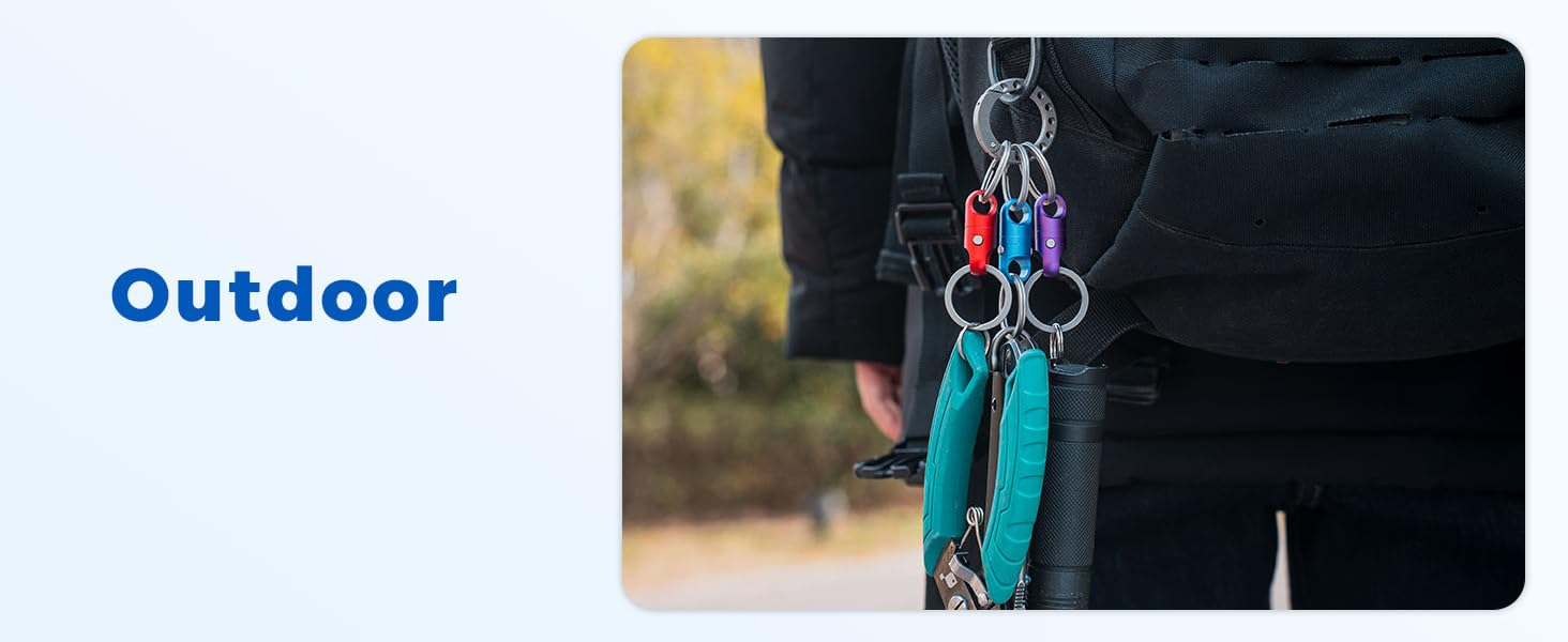 quick disconnect keychain for outdoor