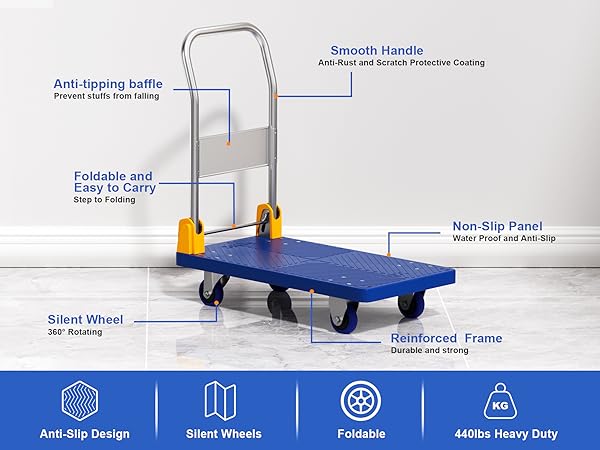 foldable moving cart