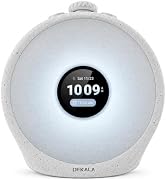 DEKALA Sunrise Alarm Clock for Heavy Sleepers with Pulse Wake, Sunset Sound Machine with Breathin...