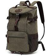 Gym Duffle Bag Backpack 4-Way Vintage canvas with Shoes Compartment for travel Sport Hiking lapto...