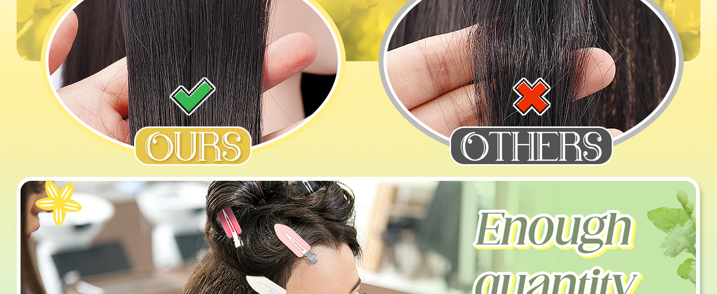 No Bend No Crease Hair Clips