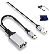 ELUTENG HDMI to USB C Adapter 4K@60Hz Portable HDMI Female to Type C Male Converter Cable with US...