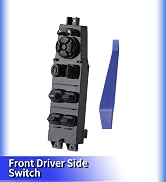 Master Power Window Switch Front Left Driver Side Compatible with 1997-2001 Jeep Cherokee, Replac...