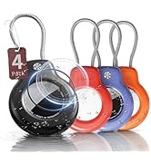 HATALKIN Waterproof Holder for AirTag with Keychain,Compatible with Apple Air Tag 2nd/1st Gen Pro...
