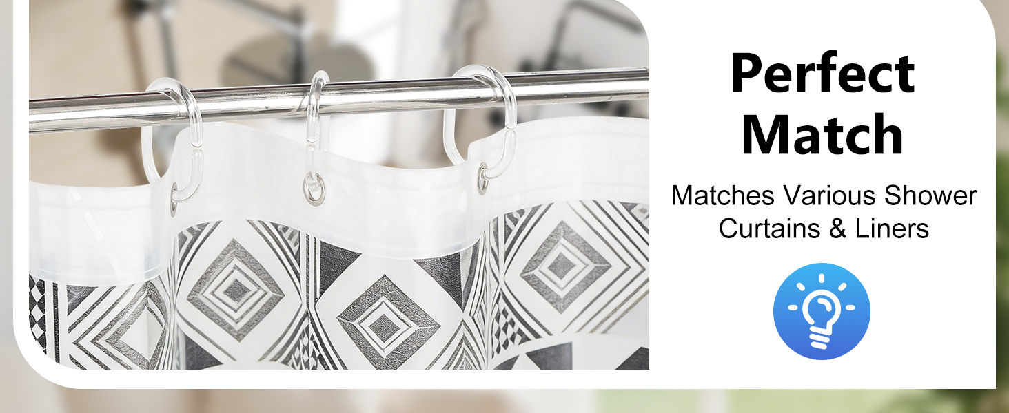 shower curtain hangers