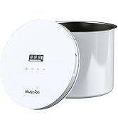 Heapsion Airtight Food Storage Container 10L | 4X Longer Freshness with Vacuum Seal | Large Bin f...