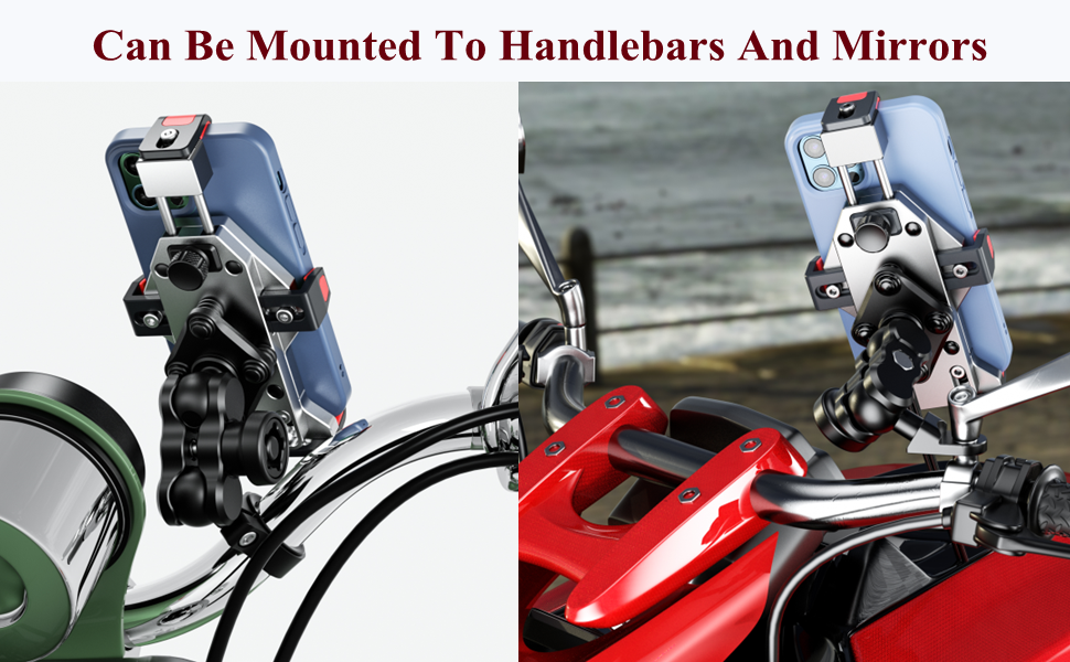 Can Be Mounted To Handlebars And Mirrors