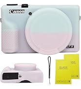 SZHSYJY Case for Canon Powershot G7 X Mark III Digital Camera,Soft Silicone Case for Canon Powers...