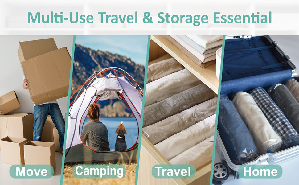 compression packing bags travel roll up bag