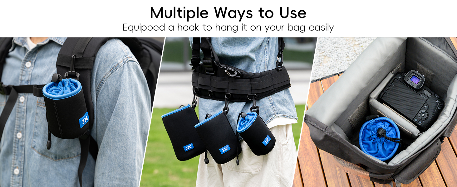 Lightweight Neoprene Lens Pouch