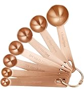 Blueden Measuring Spoons,SUS304 Stainless Steel Measuring Cups Set of 7 Piece: 1Tbsp,1/2Tbsp,1tsp...