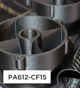 Polymaker Fiberon PA612-CF Carbon Fiber Nylon Filament 1.75 Black 500g, Enhanced Hard Edge Cardbo...