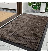 Yimobra Front Door Mat Outside Entrance 29.5 x 17, Waterproof and Washable Outdoor Mat, Non Slip ...