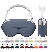 Maxjoy for Apple Airpods Max Smart Case Cover, Soft PU Leather Protective Cover Accessories for A...