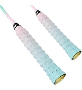 Senston 2pcs Racquet Grips Tape Overgrip for Tennis/Badminton/Squash Racquet Handle Grips